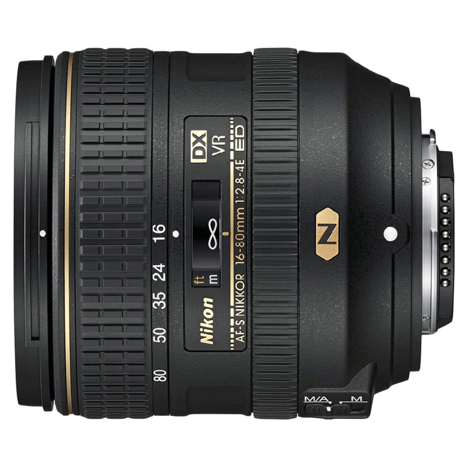 Nikon AF-S DX NIKKOR 16-80mm f/2.8 - f/4 Wide-Angle Zoom Lens for Nikon F  Mount (Autofocus)